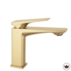REA - Umyvadlová baterie PREMIUM Prime Brush Gold Low REA-B6775