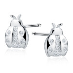 LUNICA Stříbrné náušnice berušky 0165