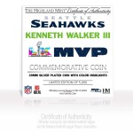 Mince Seattle Seahawks NFL Kenneth Walker III Super Bowl LX MVP Silver