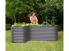 Kovový vyvýšený záhon – Grow Faster L