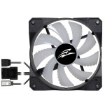 EVOLVEO 12FM ventilátor 120mm černý rám / ARGB / Master (CHE FAN 12FM-B)