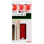 Bosch Accessories 2609256A89 brusný papír na suchý zip, s otvory Zrnitost 80 (d x š) 185 mm x 93 mm 10 ks