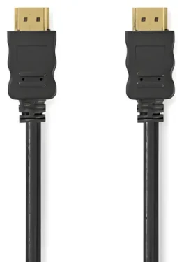 Nedis High Speed HDMI 0,5 m černá / Kabel HDMI / Ethernet / 4K 60Hz / ARC / 18 Gbps (CVGL34060BK05)