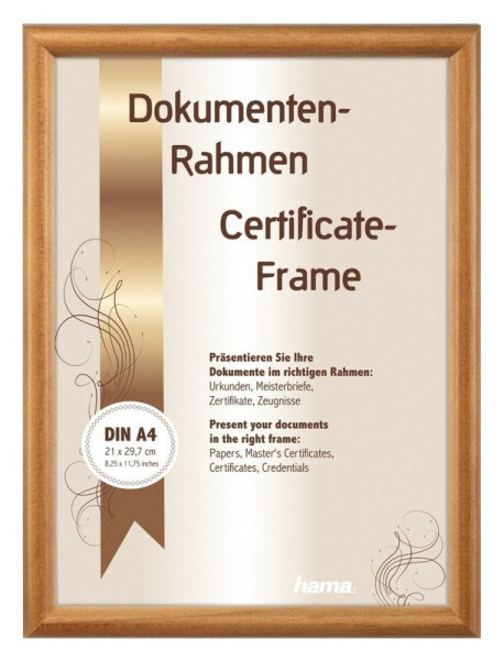 Rámeček dřevěný Phoenix A4, korek, 21x29,7cm