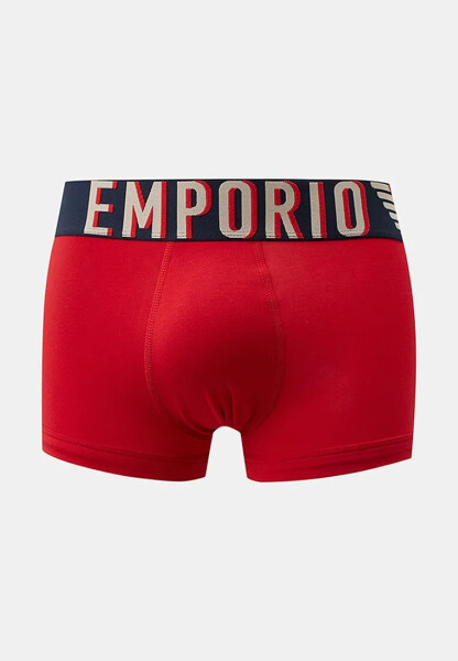 Pánské boxerky 111389 4R516 červené Emporio Armani