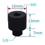 Stablecam Adaptér šroub M6 na 3/8" černý / Adaptér / Hliníková slitina / 7,3 g (8596450083448)
