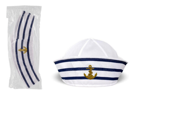 Čepice na karneval námořnická