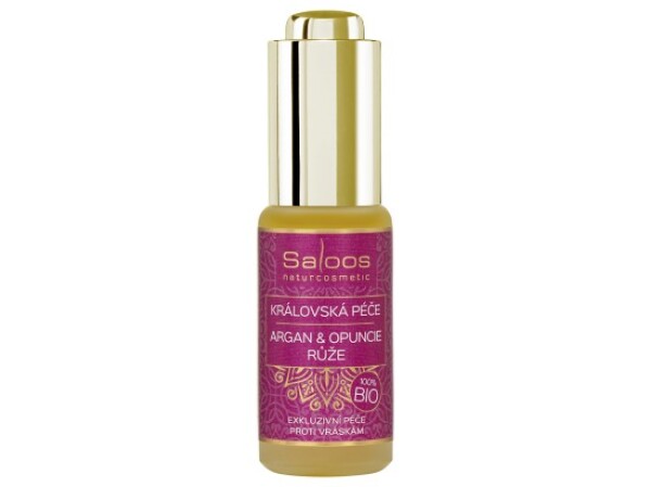 Saloos BIO královská péče argan & opuncie - růže 20 ml