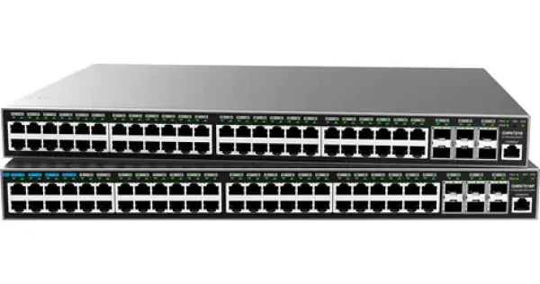 Grandstream GWN7816P / Switch / L3 Managed / 48x RJ45 1Gb PoE+ / 6x SFP+ / stackovatelný (GWN7816P)