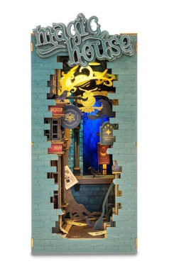 3D Skládačka Zarážka na knihy - Kouzelnická ulička