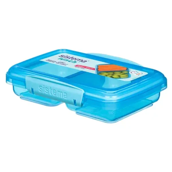 Sistema Lunch Krabička na svačinu se 2 oddíly 350 ml modrá (8592001419438)