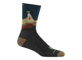 Darn Tough Spaced Out Micro Crew Lightweight Cusion pánské ponožky Charcoal vel. M (41-42)