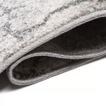 DumDekorace Světle krémový designový koberec s mramorovým vzorem Šířka: 200 cm | Délka: 300 cm