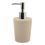 Spirella TAKEO dávkovač mýdla béžový / bambusové vlákna / 400 ml (7610583204783)